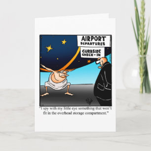 Funny BonVoyage-hälsningskort Kort