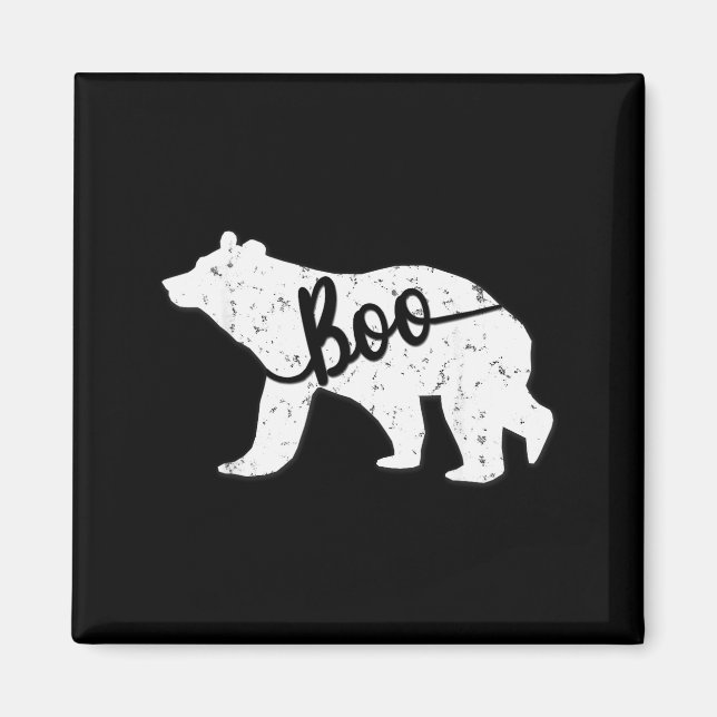 Funny Boo Bear Nickname Matching Shirt  Magnet (Framsidan)