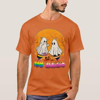 Funny Boo Bees Gay Lesbisk Boo LGBT Halloween Kom T Shirt