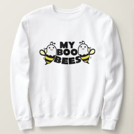 Funny Boo Bees Ordlek Halloween Sweatshirt T Shirt