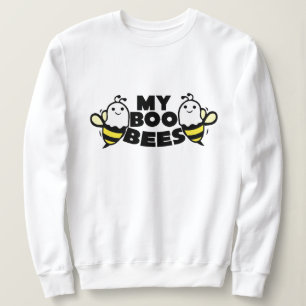 Funny Boo Bees Ordlek Halloween Sweatshirt T Shirt