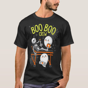 Funny BOO BOO CREW Nurse RN Halloween 2022 T Shirt