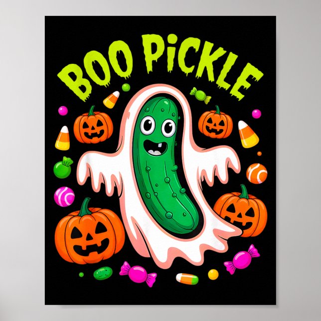 Funny Boo Ckle Halloween Party Costume Soky  Poster (Framsidan)