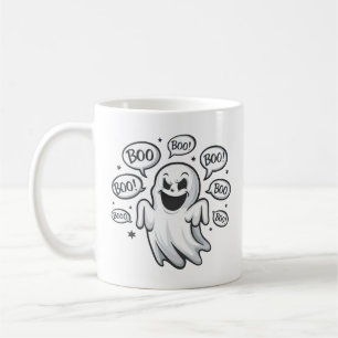 Funny Boo Ghost Kaffemugg