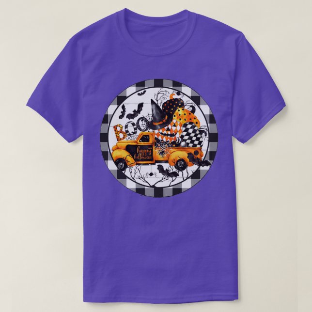 Funny Boo Gnome Lastbil T Shirt (Design framsida)