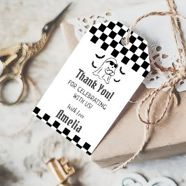 Funny Boo Halloween Födelsedagsfest Gift Märkre Presentetikett