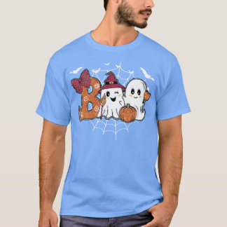 Funny Boo Halloween Pumpkin Ghost Costume T Shirt