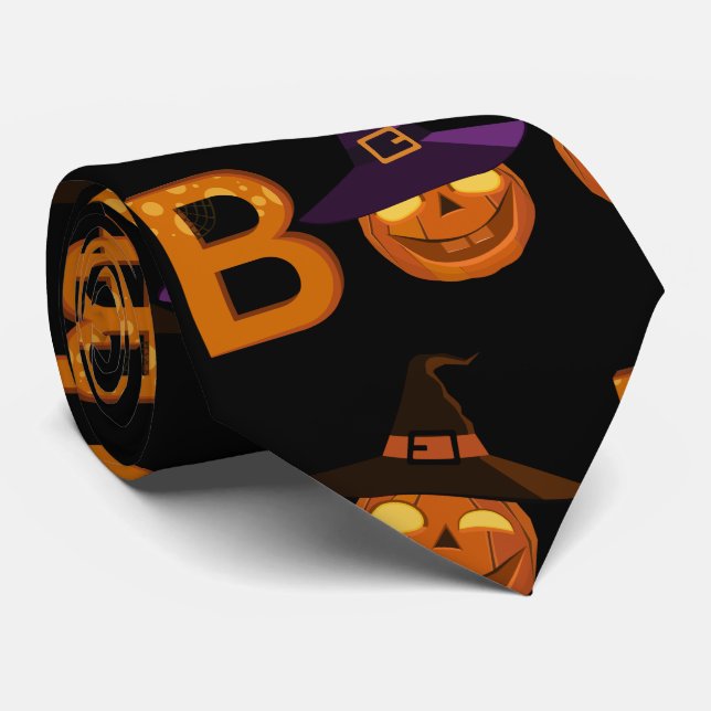Funny Boo Halloween Pumpkin Illustration Slips (Rullad)