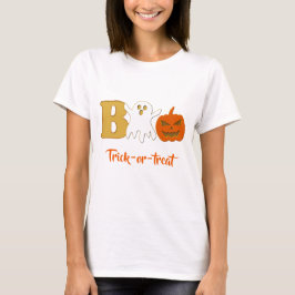 Funny Boo Halloween Women T-Shirt