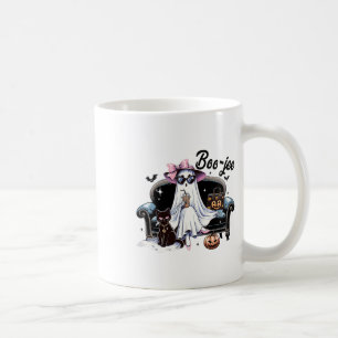 Funny Boo Jee Ghost Halloween Boo Jee Ghost Spooky Kaffemugg