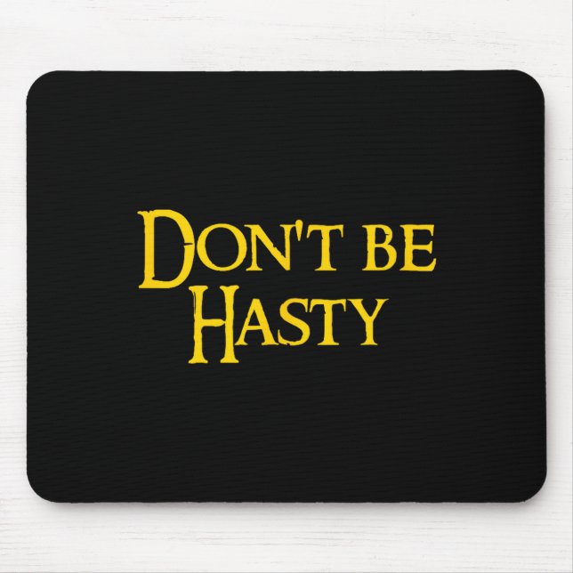 Funny Book - Don't Be Hasty  Musmatta (Framsidan)