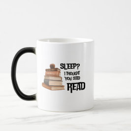 Funny Book Lover Quote Sleep I Thought You Said Re Magisk Mugg