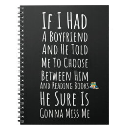 Funny Book Reader For Her Teen Girls Women Reading Anteckningsbok