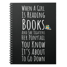 Funny Book Reading Gifts For Her Teen Girls Women  Anteckningsbok