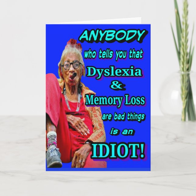 FUNNY Boomer BIRTHDAY Kort (Framsida)