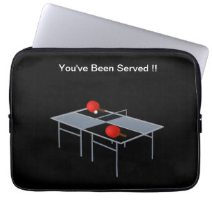 Funny Bord Tennis Served Laptop Fodral