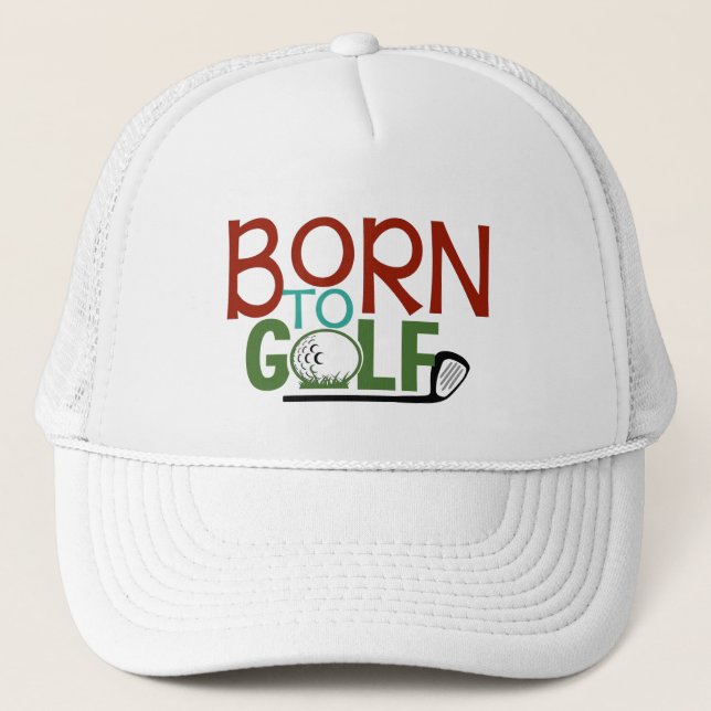 Funny Born till Golf Keps (Framsida)
