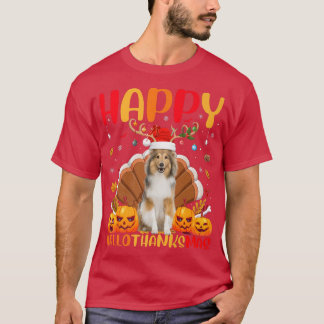 Funny Borzoi Dog Lover Happy Borzoi HelloThanksMas T Shirt