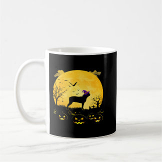 Funny Boston Terrier Dog Halloween Kaffemugg