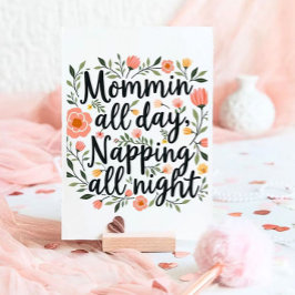 Funny Botanical Mother's Day Thank You Card Tack Kort