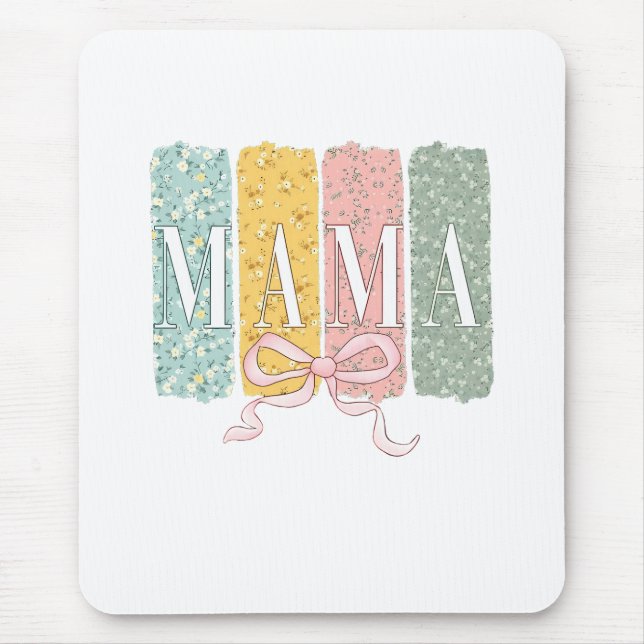 Funny Bow Coquette Mamma Flowers Mor dag Musmatta (Framsidan)
