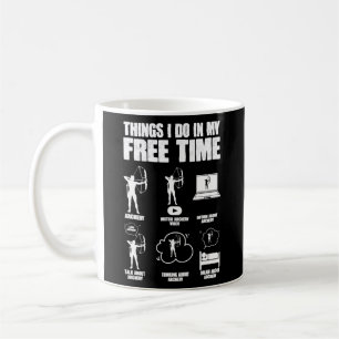 Funny Bowhunting Archer Bow Arrow Archery Kaffemugg