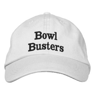 Funny Bowl Busters Gräsmatta Bowls Namn Broderad Keps
