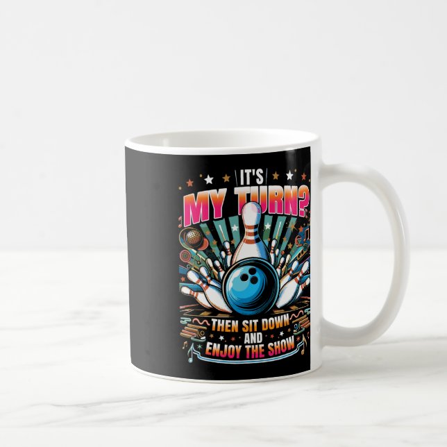 Funny Bowlareare Bowling 1 Kaffemugg (Höger)