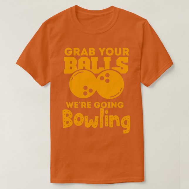Funny Bowling Älskare Funny Bowlareare T Shirt (Design framsida)