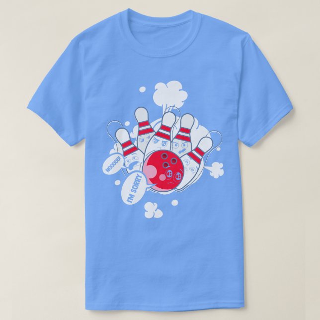 Funny Bowling Ball Bowling Bowling T Shirt (Design framsida)