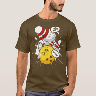 Funny Bowling Ball Bowling Skittles T Shirt