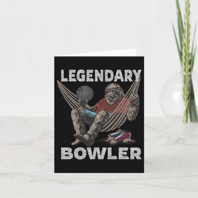 Funny Bowling Bowlareare Legendary Say Kort (Framsida)