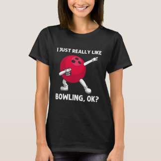 Funny Bowling Bowlareare Spelfält Play T Shirt