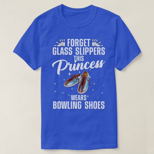 Funny Bowling-design för kvinnor Girls Bowling Sho T Shirt (Design framsida)