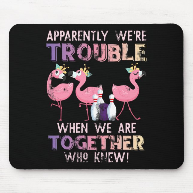 Funny Bowling Flamingo Musmatta (Framsidan)