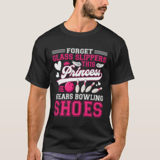 Funny Bowling för kvinnor Flickr Kids Mamma-fru T Shirt
