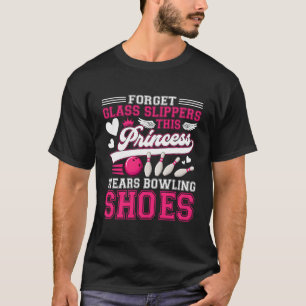 Funny Bowling för kvinnor Flickr Kids Mamma-fru T Shirt