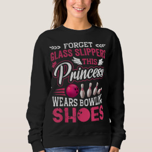 Funny Bowling för kvinnor Flickr Kids Mamma-fru T Shirt