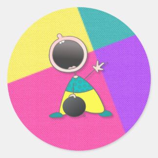 Funny Bowling | Funny Kid Bowling Runt Klistermärke