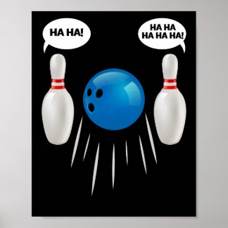 Funny Bowling - Gått till Bowlers Poster