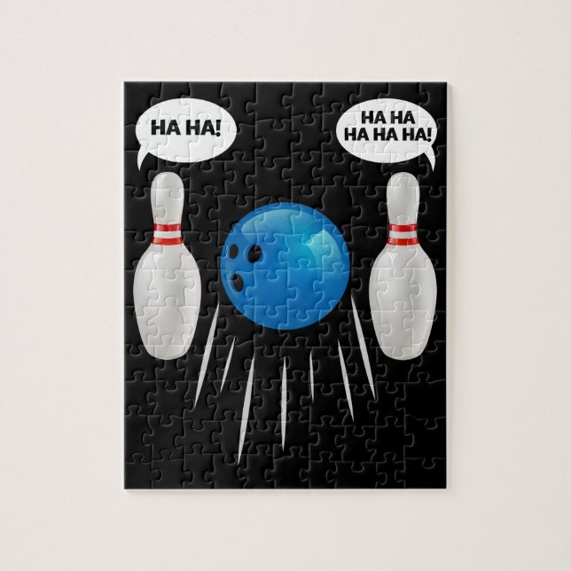 Funny Bowling - Gått till Bowlers Pussel (Vertikal)