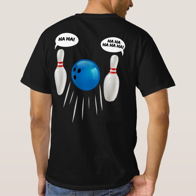 Funny Bowling - Gått till Bowlers T Shirt (Baksida)