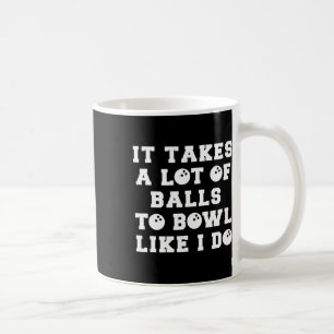 Funny Bowling Gift För manar Boyvän eller Husand Kaffemugg
