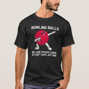 Funny Bowling Gift För manar Women Bowlareare Game T Shirt