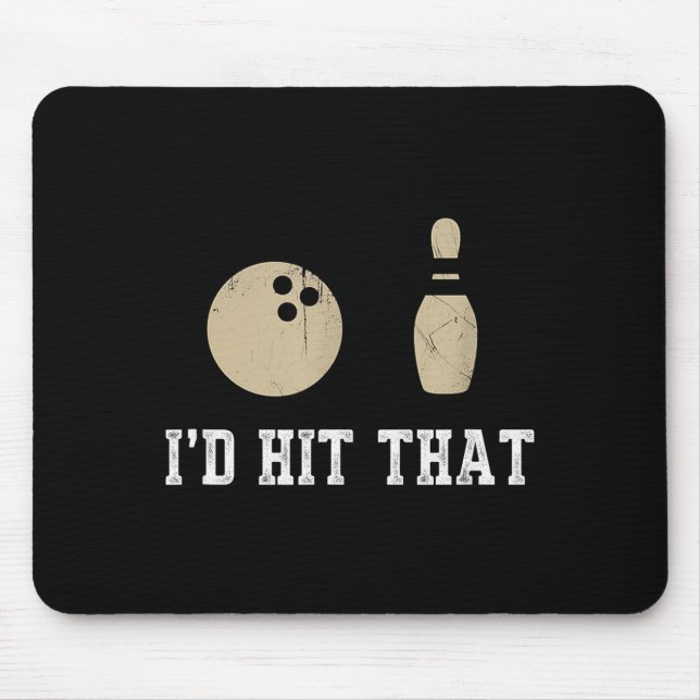 Funny Bowling Gift Id Hit That Quote Men Women  Musmatta (Framsidan)