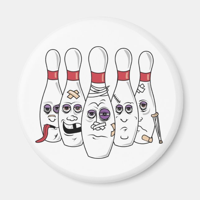 Funny Bowling Magnet (Framsidan)