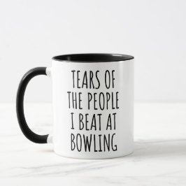 Funny Bowling Mug - Humorous Bowler Gift Mugg