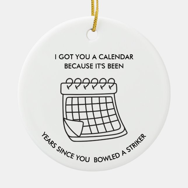 Funny Bowling Ornament Sarcastic Gift for Bowlers  (Framsidan)