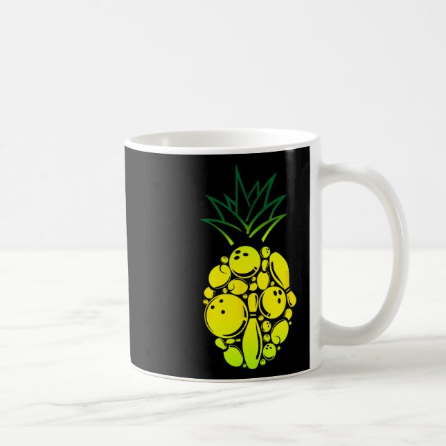 Funny Bowling Pineapple Kaffemugg (Höger)