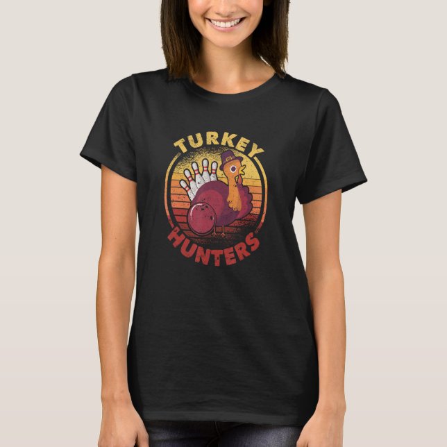 Funny Bowling Player Bowlareare Team Thanksgiving  T Shirt (Framsida)